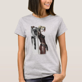 Camiseta Ciudad Batman Arkham | Ilustracion Harley Quinn