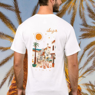 Camiseta ciudad blanca Ibiza Eivissa España