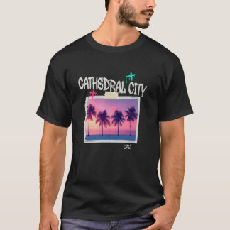 Camiseta Ciudad Catedral California Retro Surfer Vintage Be