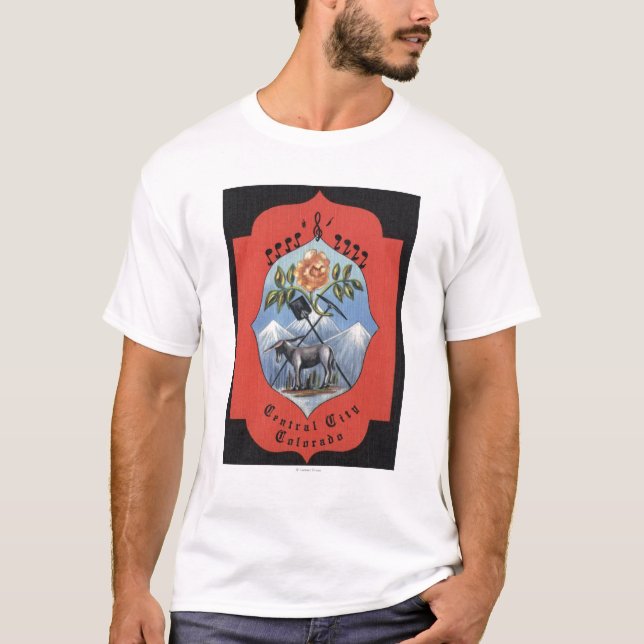 Camiseta Ciudad central, Colorado - opinión oficial del (Anverso)