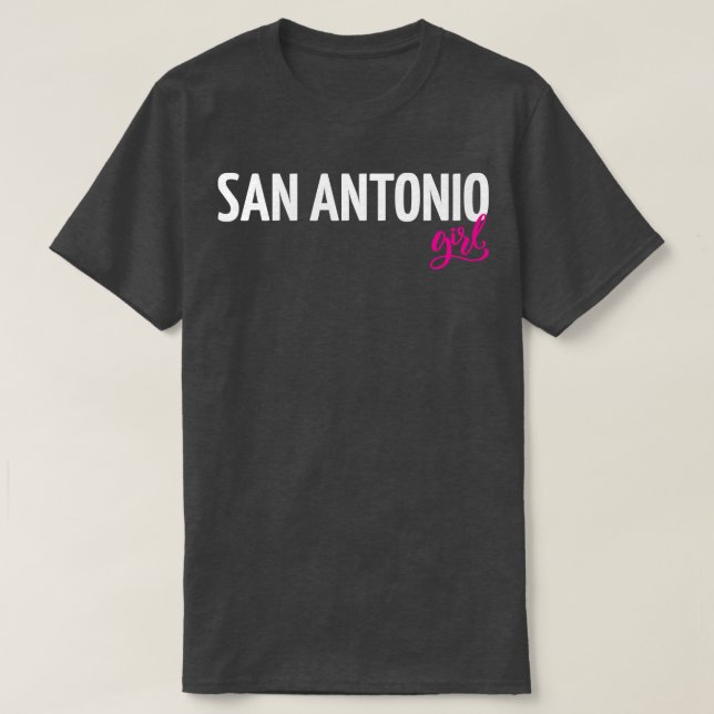 Camiseta Ciudad Chica de San Antonio en Texas 1 (Diseño del anverso)
