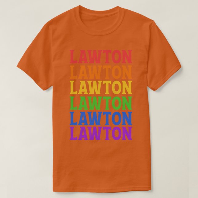 CAMISETA CIUDAD COLORIDA DE LAWTOWN (Diseño del anverso)