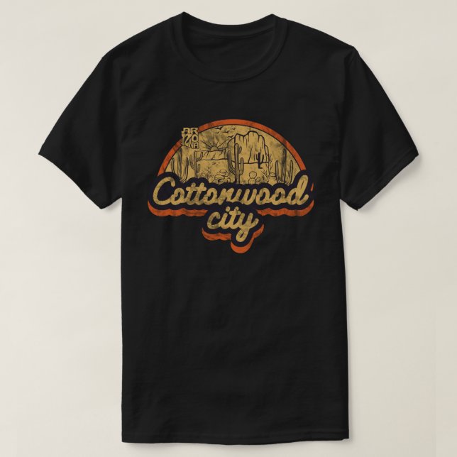 Camiseta Ciudad Cottonwood, Arizona (Diseño del anverso)