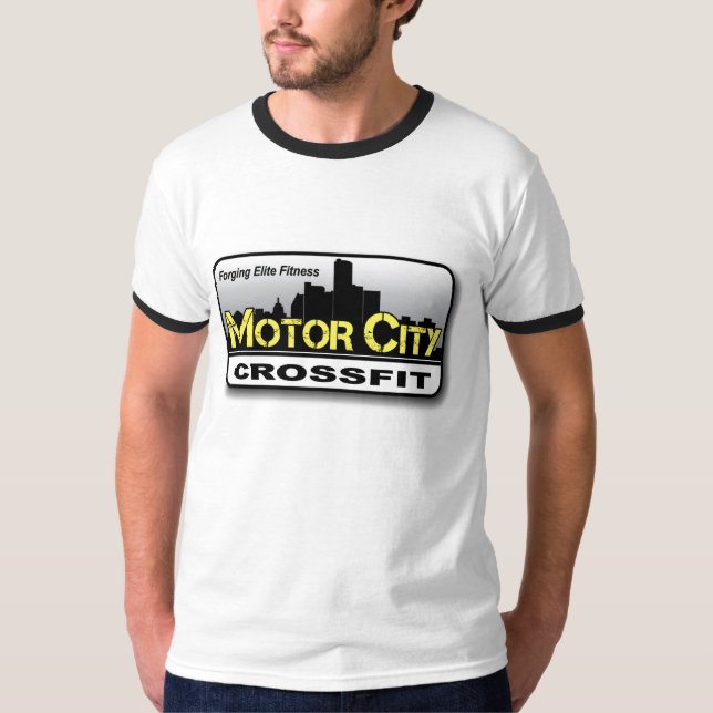 Camiseta Ciudad CrossFit del motor (Anverso)