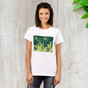 Camiseta Ciudad Cyberpunk Abstracta Grunge Urbano Y2K