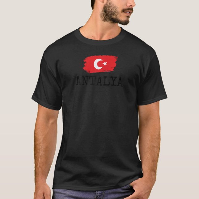 Camiseta Ciudad de Antalya Turquía de vacaciones ciudad de  (Anverso)