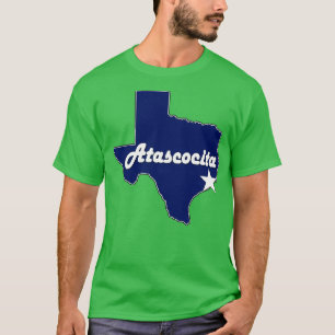 Camiseta Ciudad de Atascocita Texas Mapa de la Marina de Te