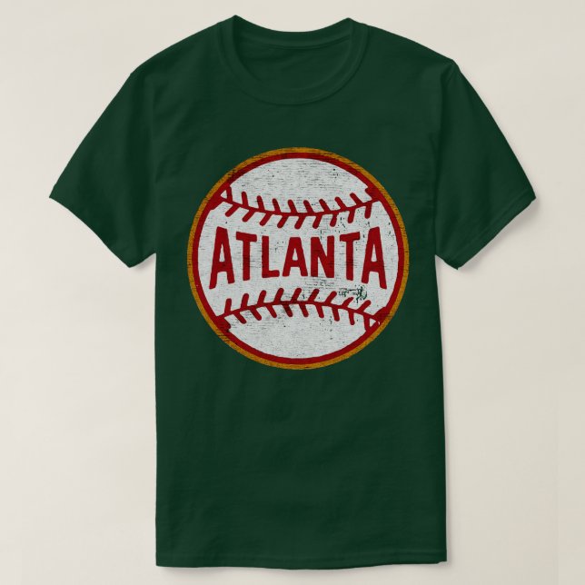 Camiseta Ciudad de baseball de Atlanta TShirt (Diseño del anverso)