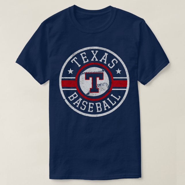 Camiseta Ciudad de béisbol de Texas, TShirt (Diseño del anverso)