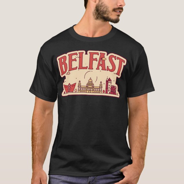 Camiseta Ciudad de Belfast (Anverso)