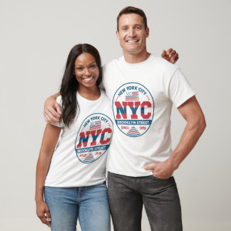 Camiseta ciudad de brooklyn y nueva york