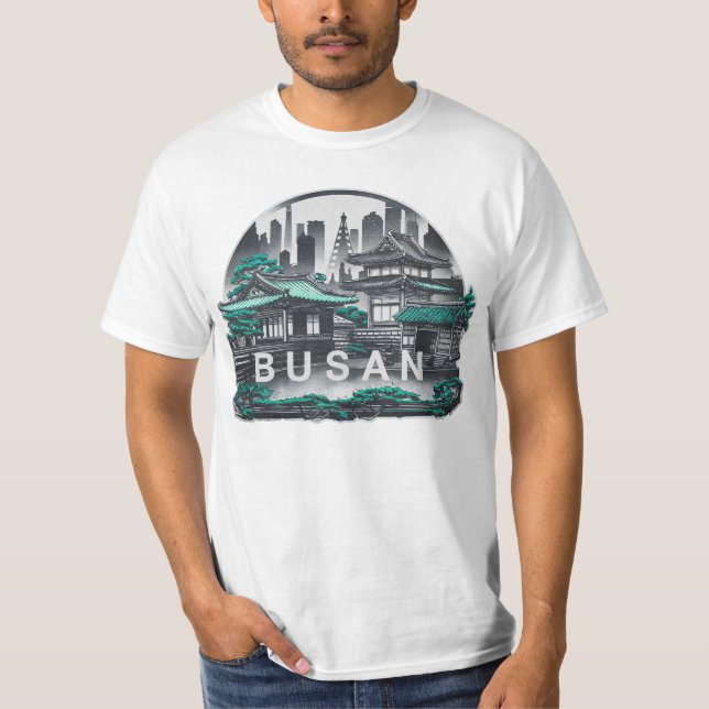 Camiseta Ciudad de Busan Corea del Sur (Anverso)