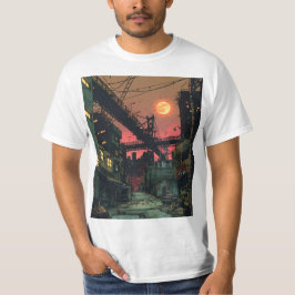 Camiseta Ciudad de cómics en ruinas
