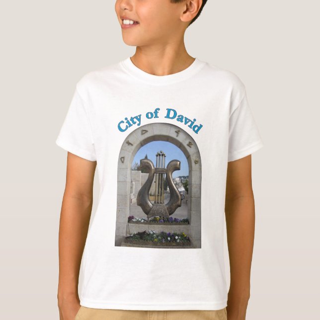 Camiseta Ciudad de David en Jerusalén, Israel (Anverso)