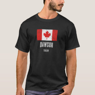 Camiseta Ciudad de Dawson - CANADÁ CANADIENSE Novedad Merc