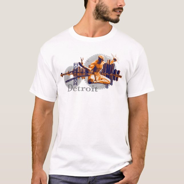 Camiseta Ciudad de Detroit (Anverso)
