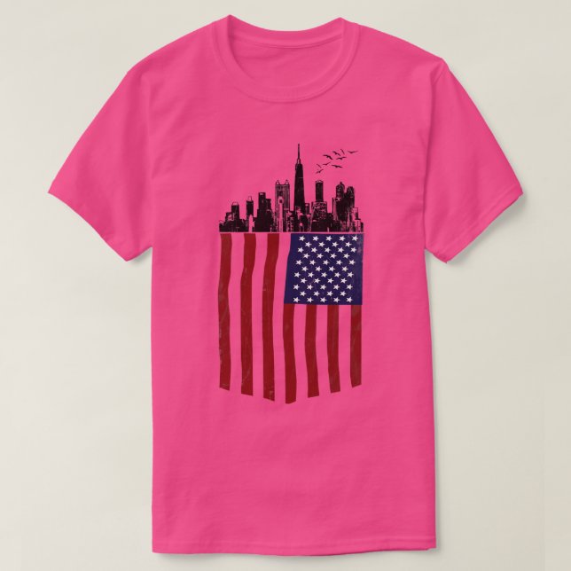 Camiseta Ciudad de Estados Unidos (Diseño del anverso)