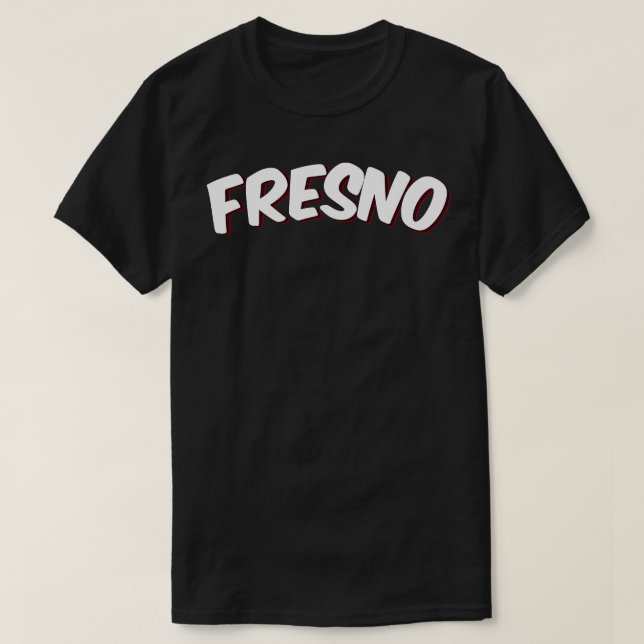 Camiseta Ciudad de Fresno de California (Diseño del anverso)