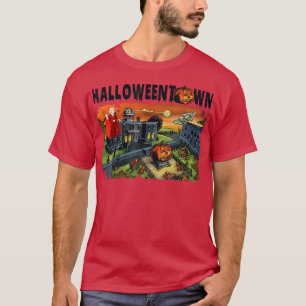 Camiseta Ciudad de Halloween Espantadores Vibes Regalos Sob
