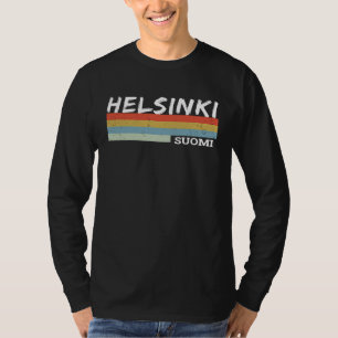 Camiseta Ciudad de Helsinki y recuerdo para hombres y mujer