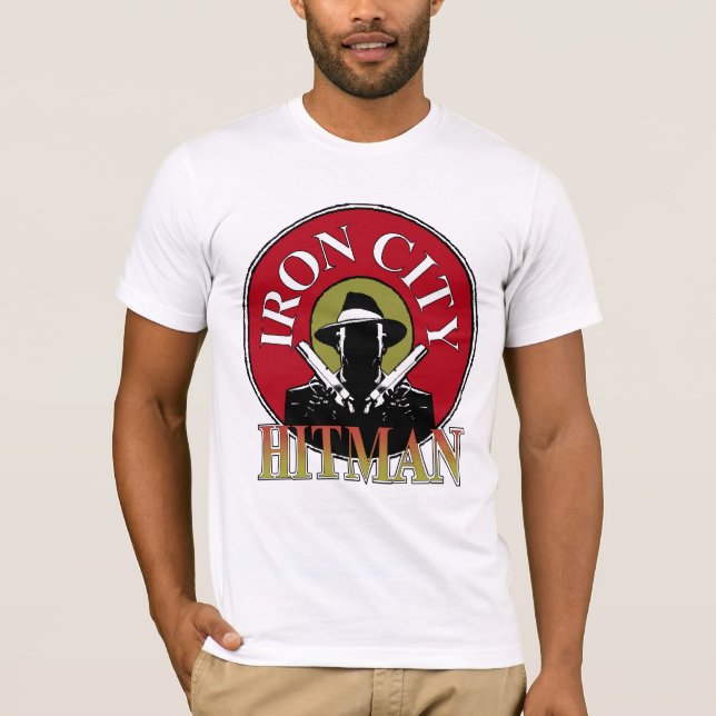 Camiseta Ciudad de Hierro Hitman Shirt (Anverso)