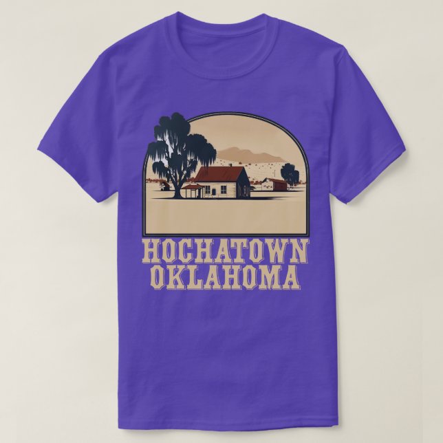 Camiseta Ciudad de Hochatown Oklahoma (Diseño del anverso)