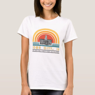 Camiseta Ciudad de Iowa - Cúpula de oro o vete a casa (oro,