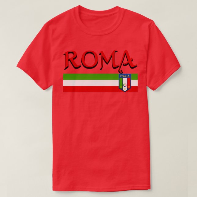Camiseta Ciudad de italia romaní (Diseño del anverso)