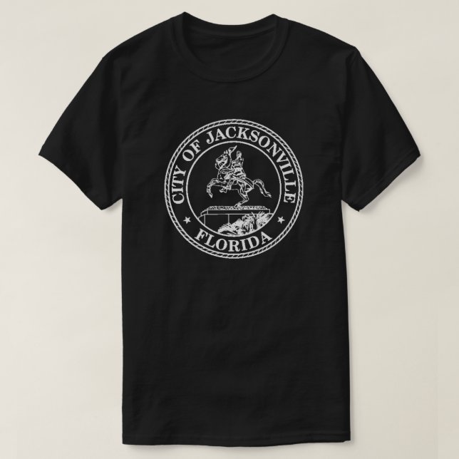 Camiseta Ciudad de Jacksonville la Florida (Diseño del anverso)