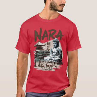 Camiseta Ciudad de Japón Nara retro