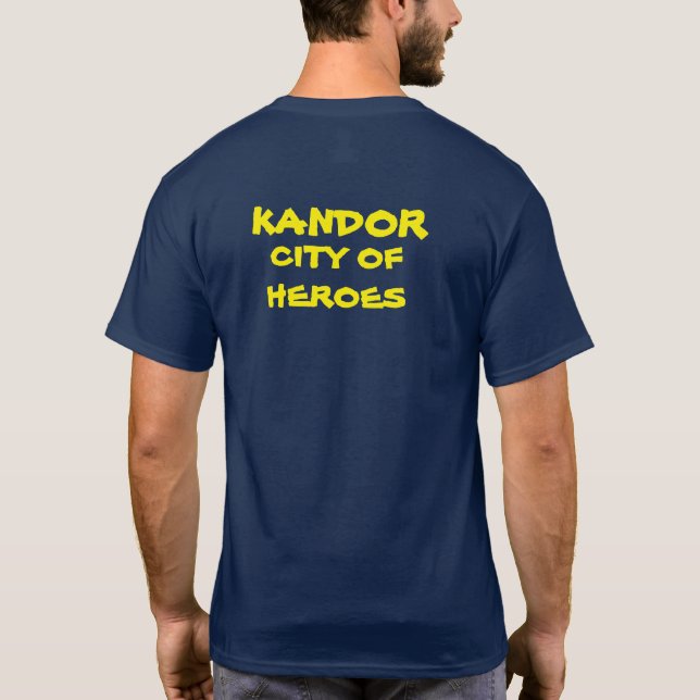CAMISETA CIUDAD DE KANDOR DE HÉROES (Reverso)