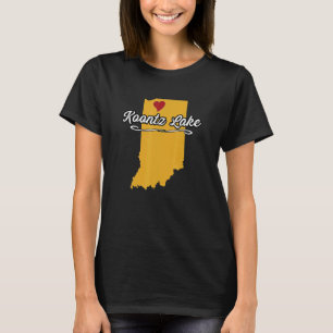 Camiseta Ciudad de Koontz Lago Indiana Hoosier Merch