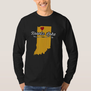 Camiseta Ciudad de Koontz Lago Indiana Hoosier Merch