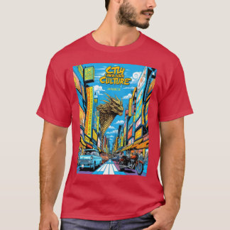 Camiseta Ciudad de la cultura: calles y leyendas japonesas