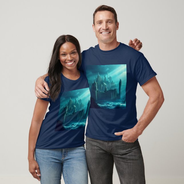 Camiseta Ciudad de la Fantasía de Atlantis 1 (Unisexo)
