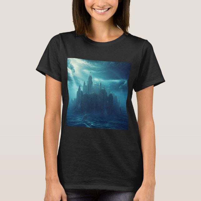 Camiseta Ciudad de la fantasía de Atlantis (2) (Anverso)