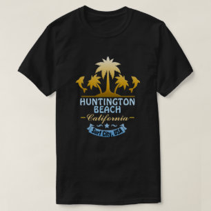 Camiseta Ciudad de la resaca de Huntington Beach, CA