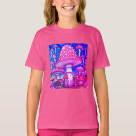 Camiseta Ciudad de las Setas-Coloridas Setas Rojas + Amaril