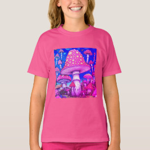 Camiseta Ciudad de las Setas-Coloridas Setas Rojas + Amaril