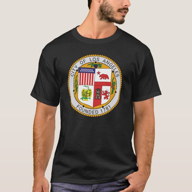 Camiseta Ciudad de Los Ángeles 1781, Herit de la Vieja Cali (Anverso)
