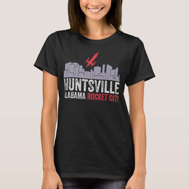 Camiseta Ciudad de los Cohetes Huntsville Alabama (Anverso)