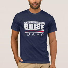 Camiseta CIUDAD de los Estados Unidos de América BOISE