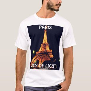 CAMISETA CIUDAD DE LUZ DE PARÍS, POR MOJISOLA A GBADAMOSI