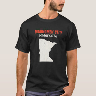 Camiseta Ciudad de Mahnomen Minnesota Estados Unidos de Amé