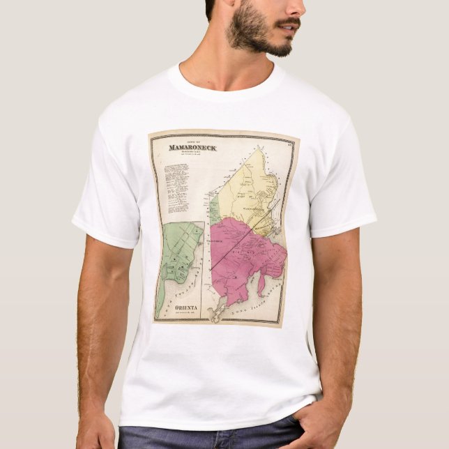 Camiseta Ciudad de Mamaroneck, Orienta (Anverso)