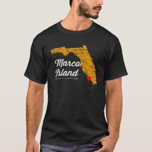 Camiseta Ciudad de MARCO ISLAND FLORIDA Vacation Souvenir G