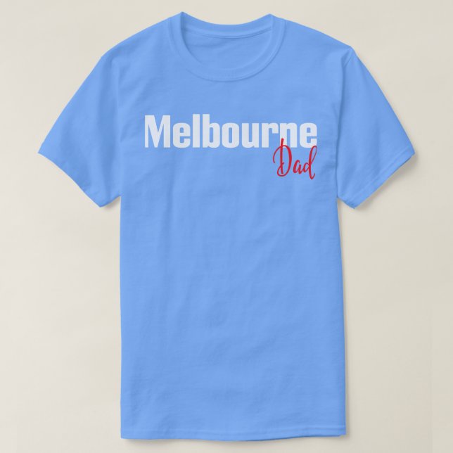 Camiseta Ciudad de Melbourne Dad en Australia (Diseño del anverso)