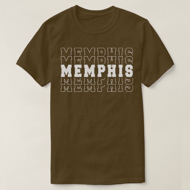 Camiseta Ciudad de Memphis Tennessee Memphis TN 1 (Diseño del anverso)