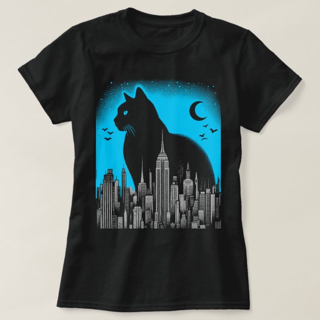 Camiseta Ciudad de Meow (Diseño del anverso)