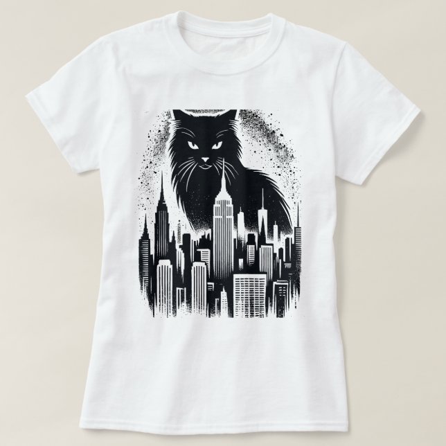 Camiseta Ciudad de Meow (Diseño del anverso)